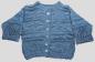 Preview: Hand knitted cardigan for babies in size EU 68/74